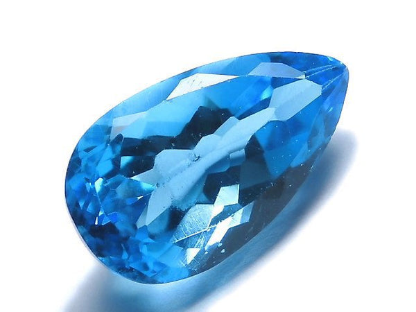 [Video][One of a kind] High Quality Swiss Blue Topaz AAA Loose stone Faceted 1pc NO.17