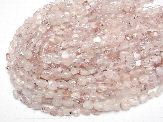 [Video]Lepidocrocite in Quartz AA Nugget 1strand beads (aprx.15inch/38cm)