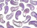 [Video] Light color Amethyst AA Comma Shaped Bead 35x18mm 1pc