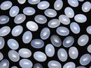 [Video]Natural color Blue Chalcedony AAA- Oval Cabochon 14x10mm 2pcs