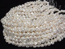 [Video]Shell Pearl White Baroque 10-12mm 1strand beads (aprx.15inch/38cm)