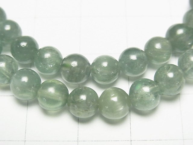 [Video] Green Kyanite AAA- Round 6mm [Dark color] Bracelet