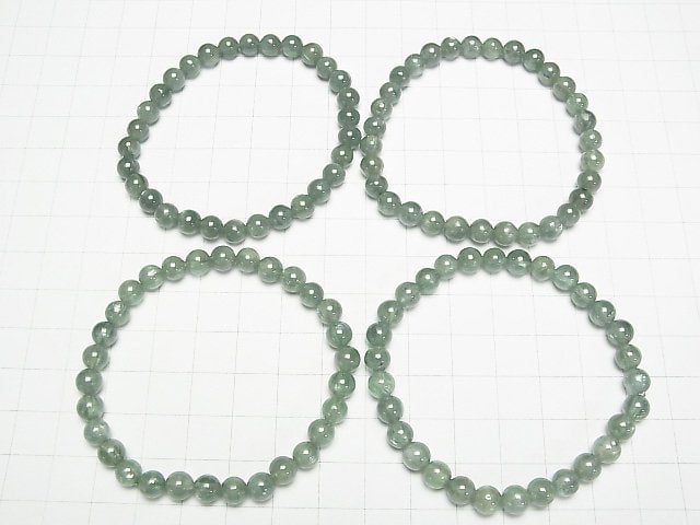 [Video] Green Kyanite AAA- Round 6mm [Dark color] Bracelet