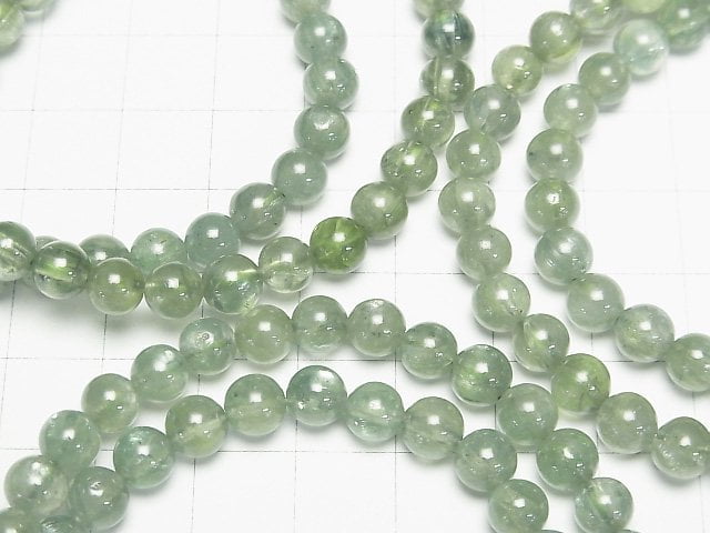 [Video] Green Kyanite AAA- Round 6mm [Medium color] Bracelet