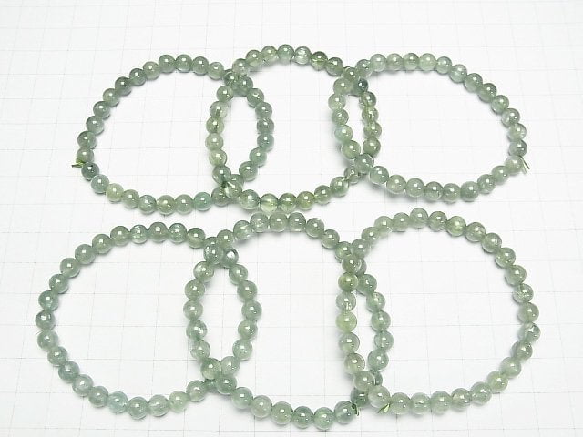 [Video] Green Kyanite AAA- Round 6mm [Medium color] Bracelet