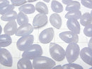 [Video]Blue Lace Agate AAA Pear shape Cabochon 12x8mm 1pc