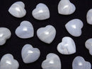 [Video] Blue Lace Agate AA++ Heart 12x12mm [Vertical Hole] 2pcs