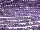 [Video]High Quality! Amethyst AA++ Cube Shape 3x3x3mm 1strand beads (aprx.15inch/37cm)