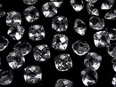[Video]High Quality White Topaz AAA Loose stone Square Faceted (Checker Cut) 8x8mm 3pcs
