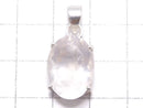 [Video][One of a kind] High Quality Rose Quartz AAA Faceted Pendant Silver925 NO.10
