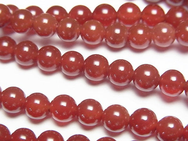 [Video] Red Agate AAA Round 5mm 1strand beads (aprx.14inch/35cm)