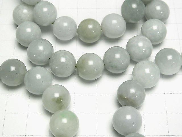 [Video] Burmese Jadeite AA Round 12mm Bracelet