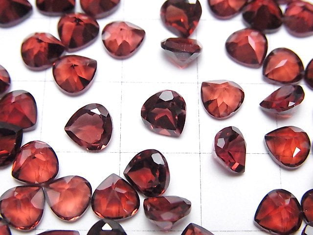 [Video]High Quality Mozambique Garnet AAA- Loose stone Chestnut Faceted 6x6mm 5pcs