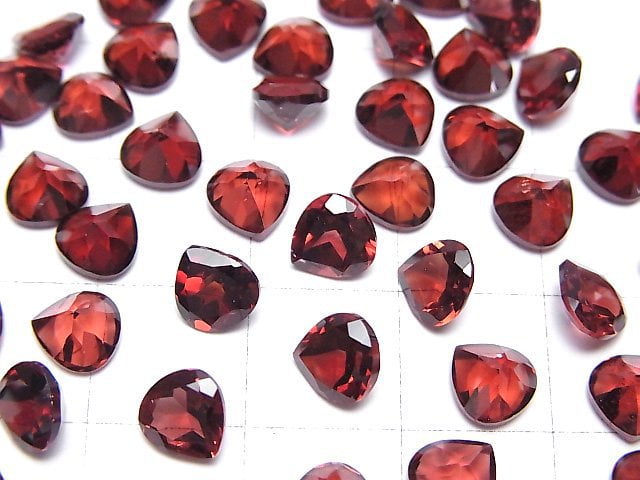 [Video]High Quality Mozambique Garnet AAA- Loose stone Chestnut Faceted 6x6mm 5pcs