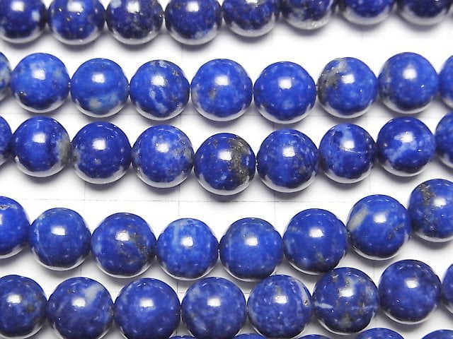 [Video] Lapislazuli AA++ Round 6.5mm half or 1strand beads (aprx.15inch/36cm)