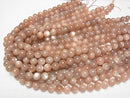 [Video] Orange Moonstone AA+ Round 10mm half or 1strand beads (aprx.15inch/38cm)