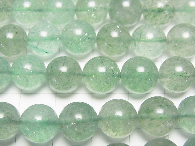 [Video] Green Aventurine AAA- Round 10mm half or 1strand beads (aprx.15inch/36cm)
