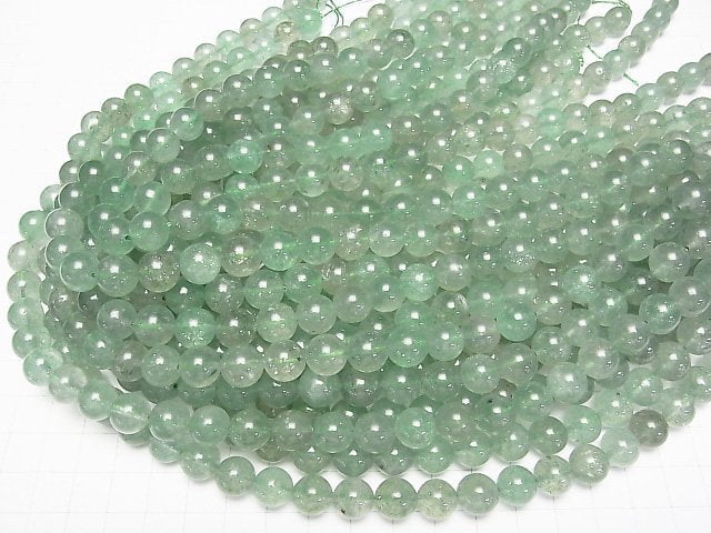 [Video] Green Aventurine AA++ Round 10mm half or 1strand beads (aprx.15inch/36cm)