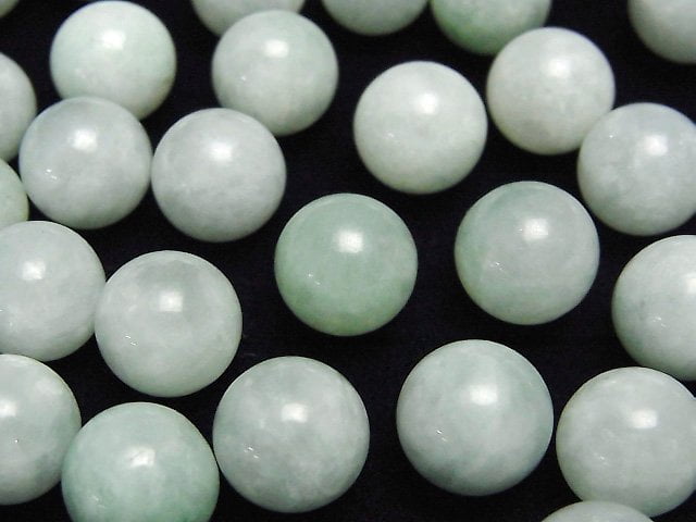 [Video] Burmese Jadeite AA++ Sphere, Round 10mm 5pcs