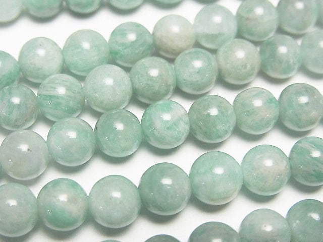 [Video] Brazilian Amazonite AA Round 6mm 1strand beads (aprx.15inch/38cm)