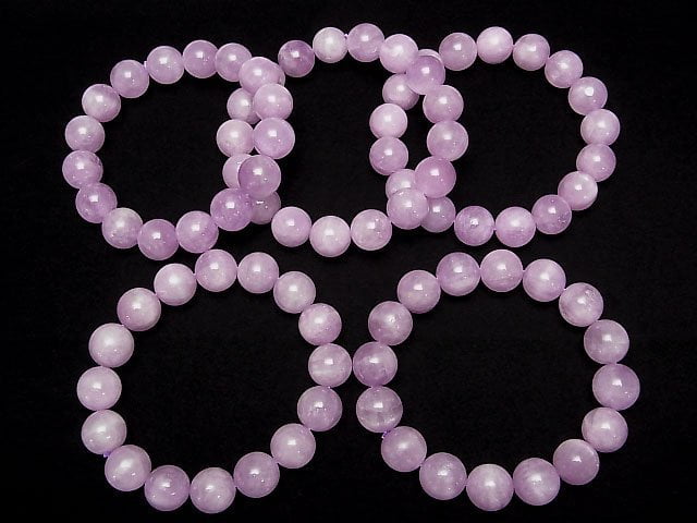 [Video] Nigerian Kunzite AAA Round 13mm Bracelet