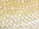 [Video]High Quality! Lemon Quartz AAA- Faceted Coin 4x4x2mm 1strand beads (aprx.15inch/37cm)