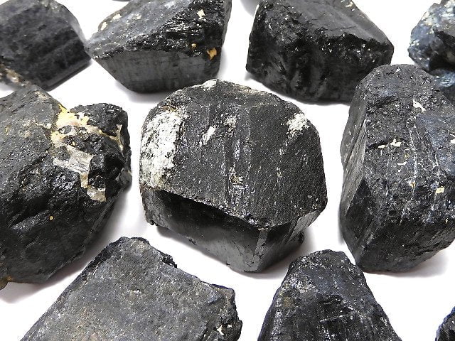 [Video][One of a kind] Black Tourmaline Rough Rock 15pcs Set NO.1