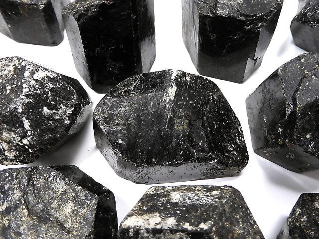 [Video][One of a kind] Black Tourmaline Rough Rock 14pcs Set NO.2