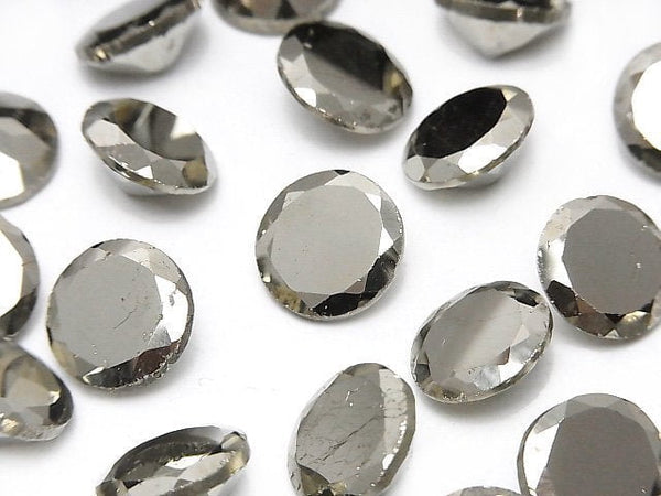 [Video]Pyrite Loose stone Round Faceted 12x12mm 1pc