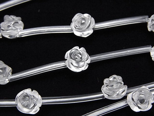 [Video] Crystal AAA Rose 8mm half or 1strand beads (aprx.12inch/30cm)