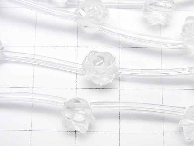 [Video] Crystal AAA Rose 8mm half or 1strand beads (aprx.12inch/30cm)