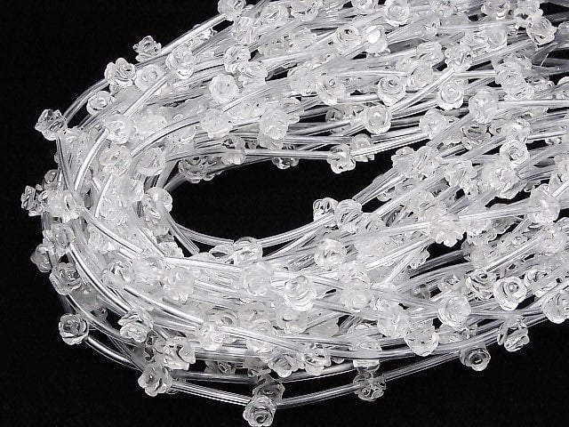 [Video] Crystal AAA Rose 8mm half or 1strand beads (aprx.12inch/30cm)