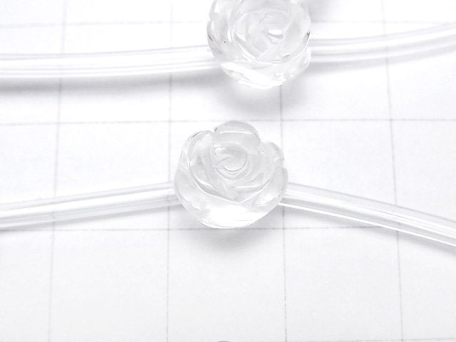 [Video] Crystal AAA Rose 10mm half or 1strand beads (aprx.13inch/31cm)