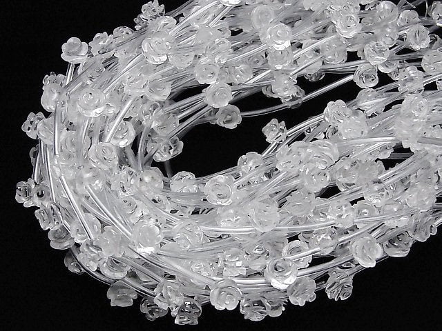 [Video] Crystal AAA Rose 10mm half or 1strand beads (aprx.13inch/31cm)