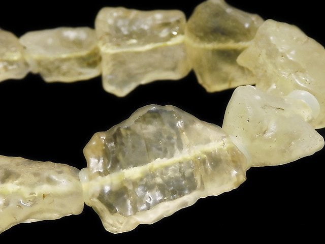 [Video][One of a kind] Libyan Desert Glass Rough Rock Nugget Bracelet NO.5