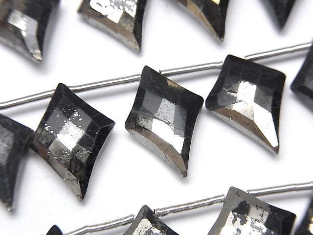 [Video] Matrix Pyrite Transformation Diamond Shape 1strand (17pcs)