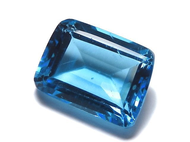 [Video][One of a kind] High Quality Swiss Blue Topaz AAA Loose stone Faceted 1pc NO.26