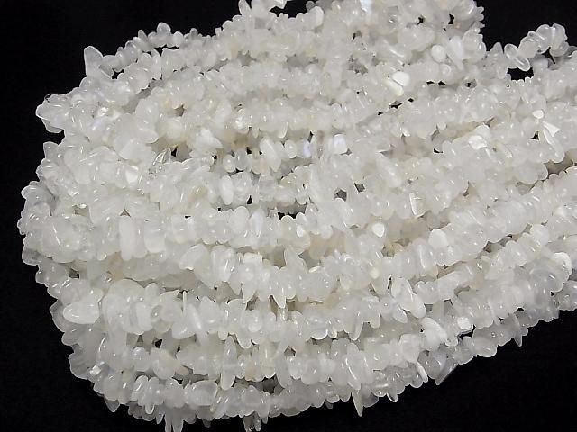 [Video] Royal Blue Moonstone AA Chips (Small Nugget) 1-strand beads (approx. 30 inches/76 cm)