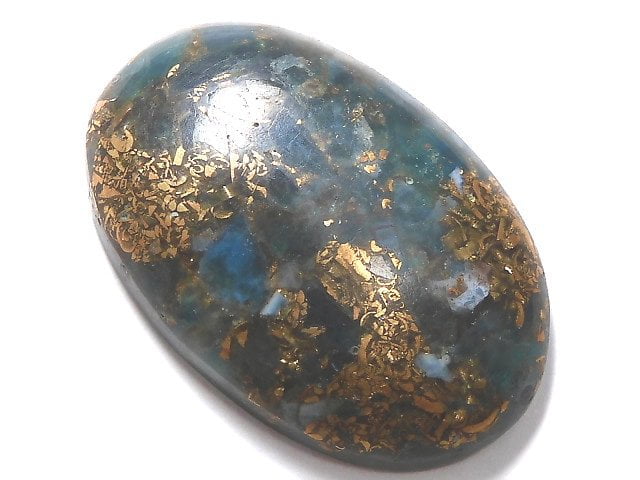 [Video][One of a kind] Copper Apatite Cabochon 1pc NO.46