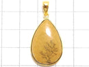 [Video][One of a kind] Dendrite Jasper Pendant 18KGP NO.26