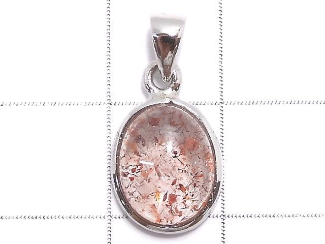 [Video][One of a kind] High Quality Lepidocrocite in Quartz AAA Pendant Silver925 NO.101