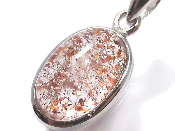 [Video][One of a kind] High Quality Lepidocrocite in Quartz AAA Pendant Silver925 NO.103