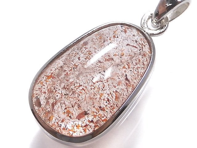 [Video][One of a kind] High Quality Lepidocrocite in Quartz AAA Pendant Silver925 NO.109