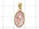 [Video][One of a kind] High Quality Lepidocrocite in Quartz AAA Pendant 18KGP NO.112