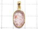 [Video][One of a kind] High Quality Lepidocrocite in Quartz AAA Pendant 18KGP NO.115