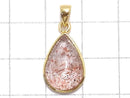 [Video][One of a kind] High Quality Lepidocrocite in Quartz AAA Pendant 18KGP NO.117