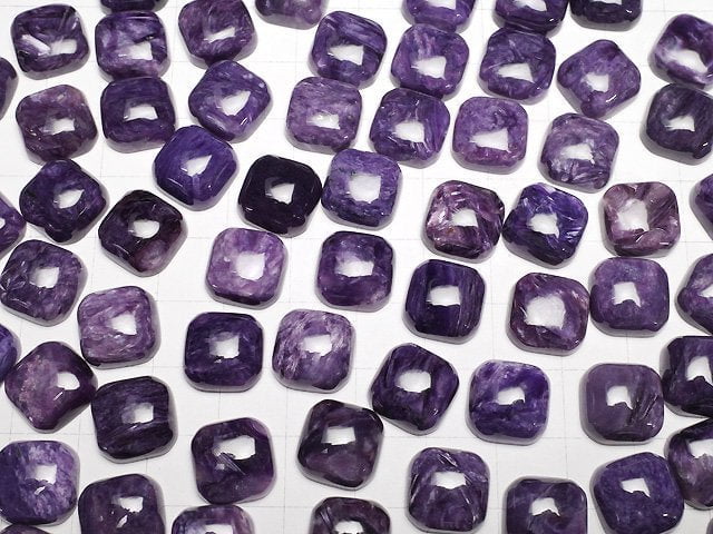 [Video]Charoite AA++ Square Cabochon 12x12mm 1pc