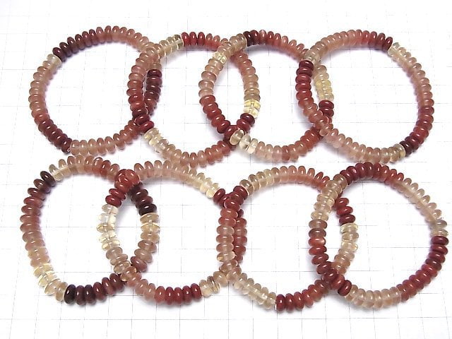 [Video]Andesine AA+ Rondelle 8x8x4mm Bracelet