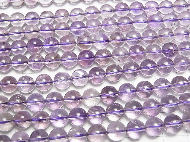 [Video] Amethyst x Smoky AA+ Round 8mm 1strand beads (aprx.15inch/36cm)