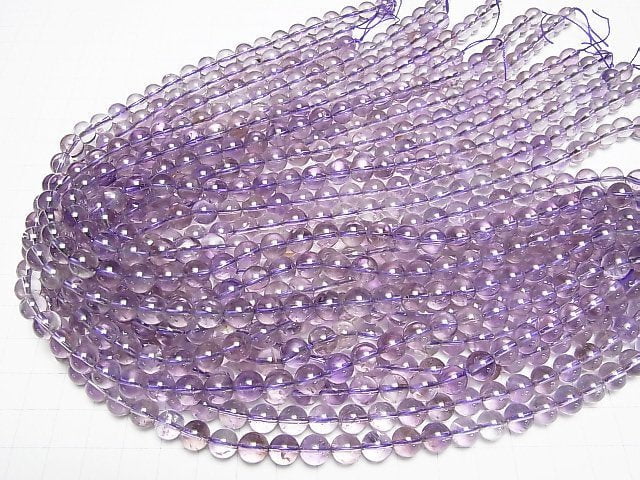 [Video] Amethyst x Smoky AA+ Round 8mm 1strand beads (aprx.15inch/36cm)